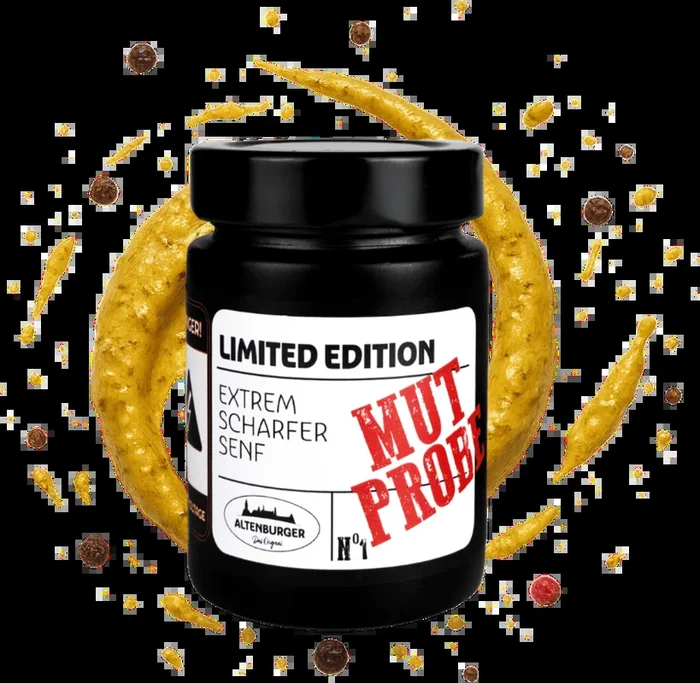 Extremely spicy mustard „Test of courage“