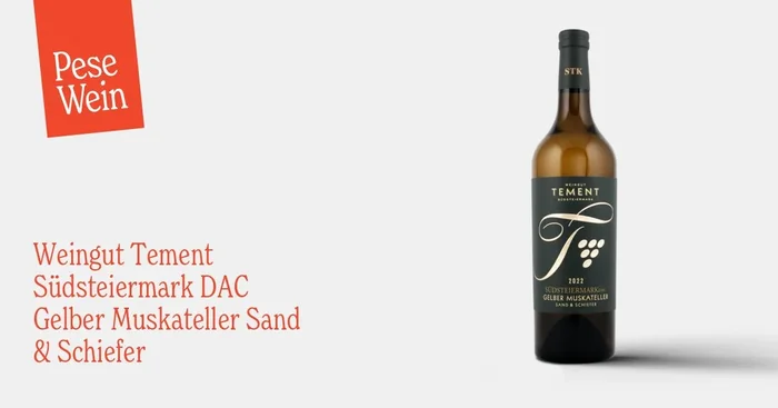 Family winery Tement Südsteiermark DAC Gelber Muskateller Sand & Schiefer 2022