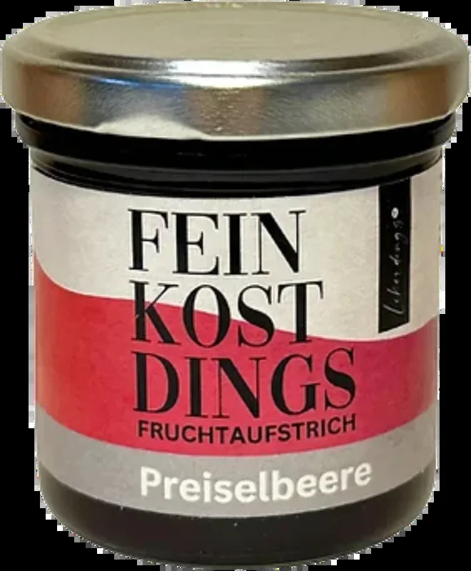 Feinkostdings Preiselbeer Fruchtaufstrich