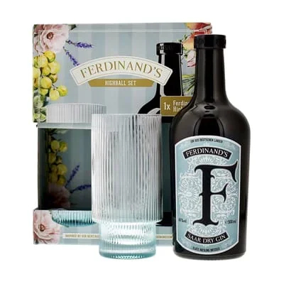 Ferdinand’s Saar Dry Gin 50cl Set mit Glas