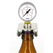 Flaschenmanometer für Kronkorkenflaschen