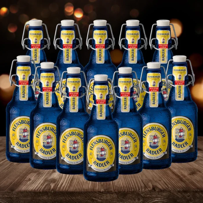 Flensburger German Radler 330ml Bottles – 2.4% ABV (12 Pack)
