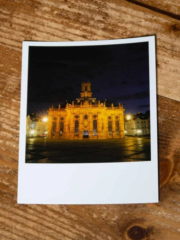 Foto Postkarte Ludwigskirche Saarbrücken