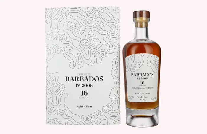 Foursquare 16 Years Old BARBADOS Nobilis Single Cask Cask Strength Rum 2006 65,4% Vol. 0,7l in Geschenkbox