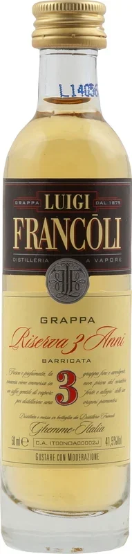 Francoli Grappa Riserva 3 Anni 0,05l 41,5%