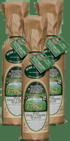 Frantoio di Sant’Agata Buon Frutto Olio Oliva Extra Vergine 3x 250ml