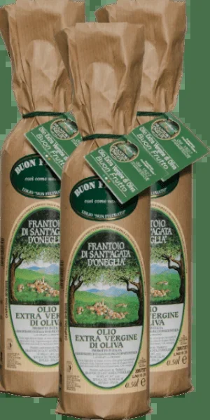 Frantoio di Sant’Agata d’Oneglia Buon Frutto Olio Extra Vergine di Oliva Sparpaket 3 x 500ml