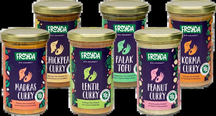 Froyda organic curry tasting box (6x organic curry stew)