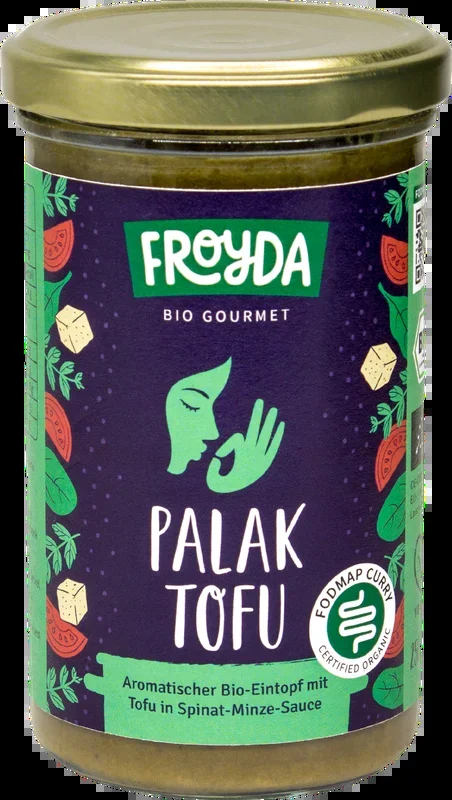 Froyda organic palak tofu stew