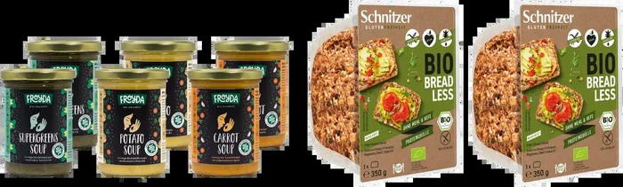 Froyda Soups & Bread Box (6x organic soups + 2x gluten-free organic bread)