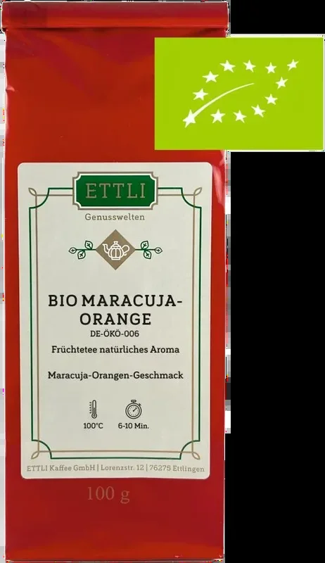 Früchtetee Bio Maracuja-Orange magenmild – DE-ÖKO-006