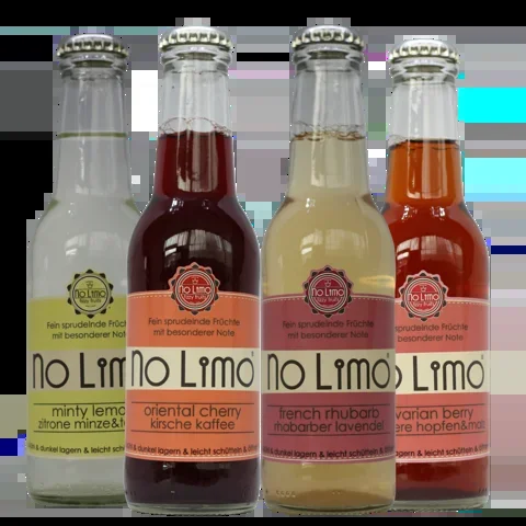Fruity threesome – 3 x craft lemonade (minty lemon + oriental cherry + french rhubarb)