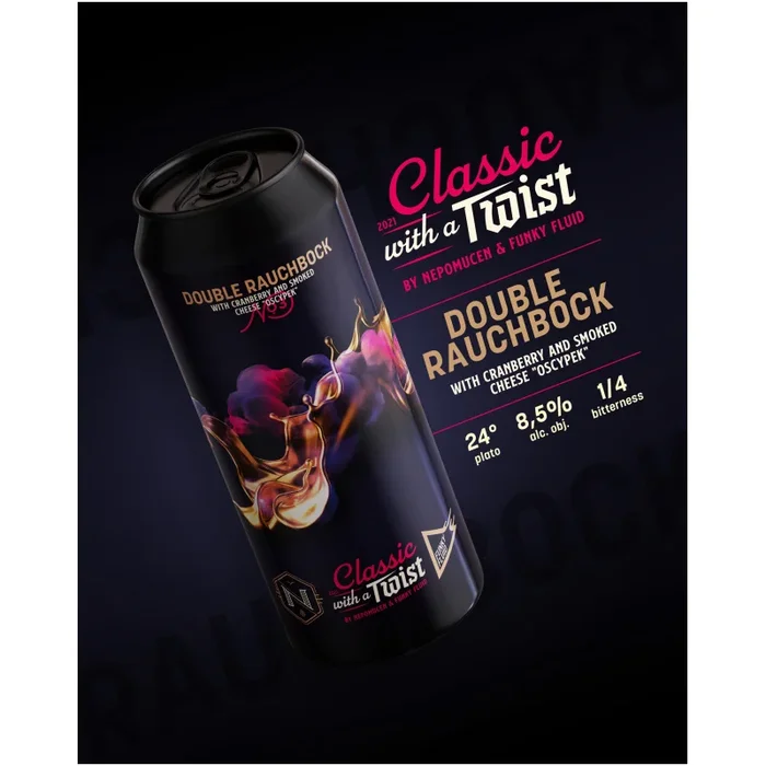 Funky Fluid Classic with a Twist #3 – DOUBLE RAUCHBOCK with Cranberry and Smoked Cheese „Oscypek“
