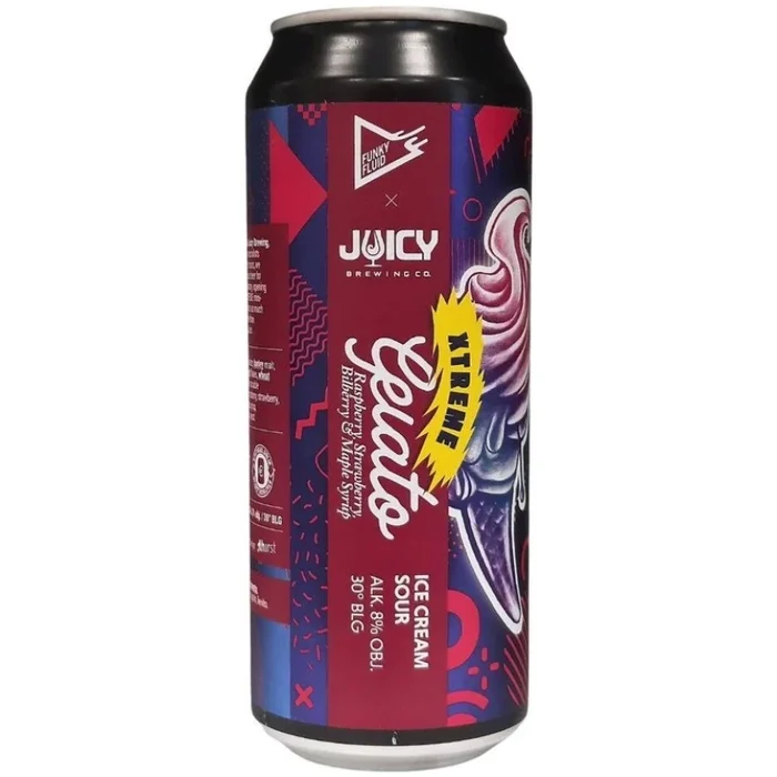 FUNKY FLUID EXTREME GELATO raspberry bannana white chocolate ice cream sour