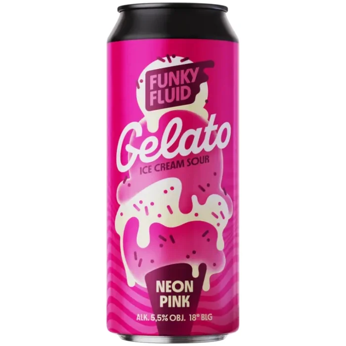 FUNKY FLUID GELATO NEON PINK Eiscreme Sauer