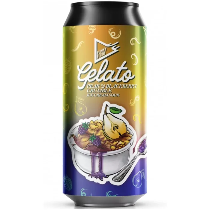 Funky Fluid GELATO: PEAR & BLACKBERRY CRUMBLE – Ice Cream Sour