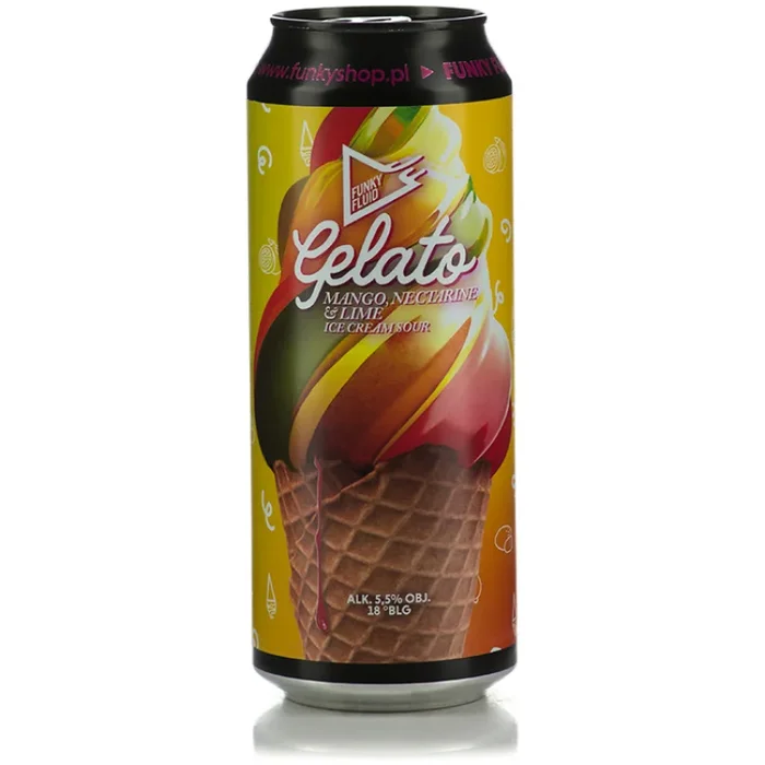 Funky Fluid GELATO SOUR Mango Nektarine Limette 5,5% 0.5L