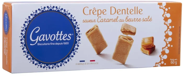 Gavottes | Crêpe Dentelle Karamell
