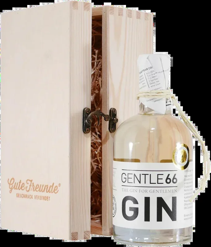Gentle 66 The Gin for Gentlemen with wooden gift box