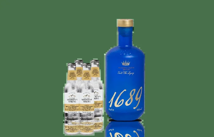 Gin & Tonic Set (1x 1689 Dutch Dry Gin + 4x Swiss Mountain Spring Classic Tonic Water)
