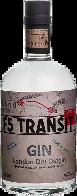 Gin No. 5110 (44%Vol) – East Gin from Mecklenburg – DDR-Edition – Premium London Dry Gin (F5-Transit)