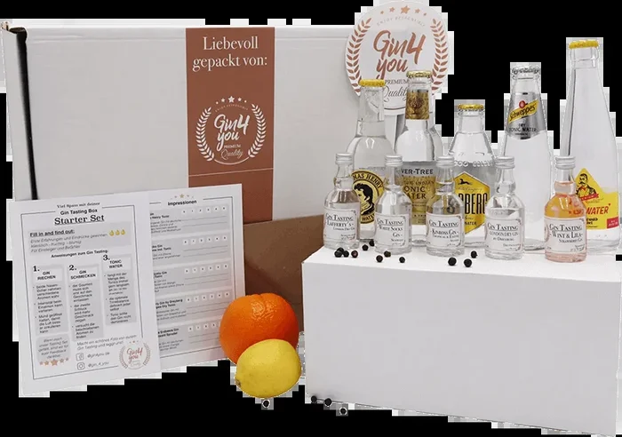 Gin Tasting Box – Starter Set (5 x Gin + 5x Tonic Water)