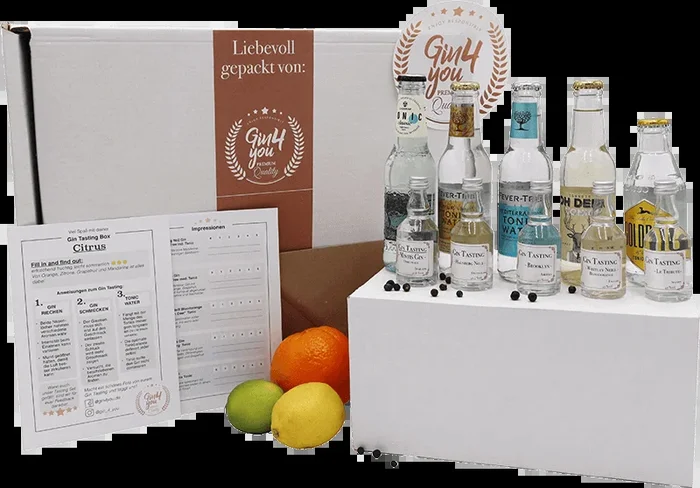 Gin Tasting Box – Zitrusfrucht (5 x Gin + 5x Tonic Water)