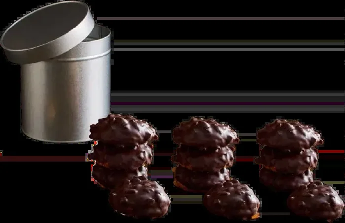 Ginger Mini Elisen gingerbread chocolate tin of 12