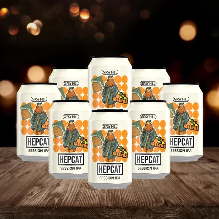 Gipsy Hill British Session IPA Hepcat 330ml Cans – 4.6% ABV (8 Pack)