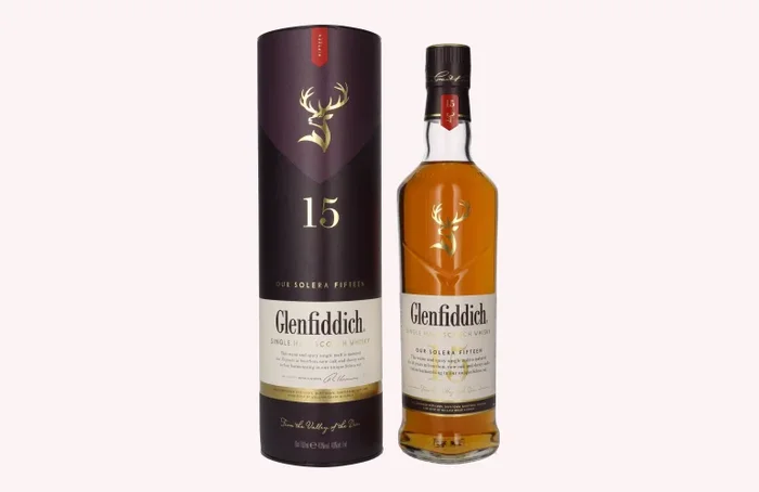 Glenfiddich 15 OUR SOLERA Single Malt Scotch Whisky 40% Vol. 0,7l in Geschenkbox