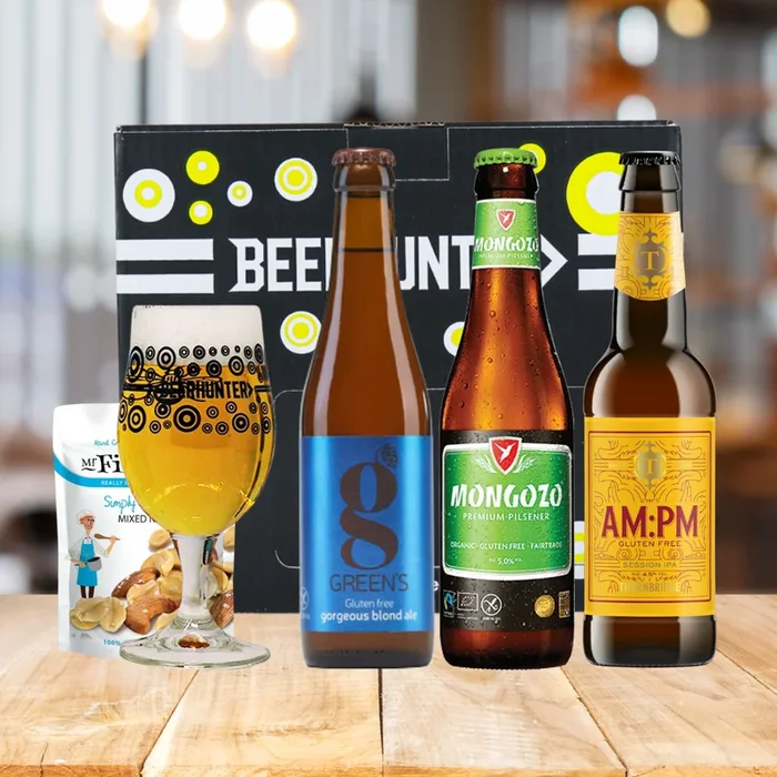 Gluten Free Beer Gift Set with Branded Glass (3 Pack)