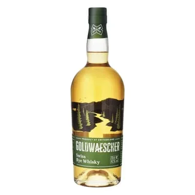 Goldwaescher Swiss Rye Whisky Green Label 70cl