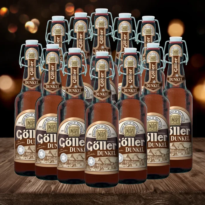 Göller Dunkel Dark Lager 500ml Bottles – 5.2% ABV (12 Pack)
