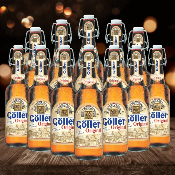 Göller Original German Pilsener 500ml Bottles – 4.9% ABV (Multipack)