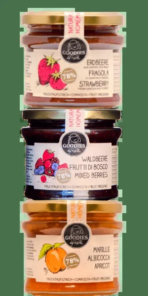 Goodies by Ruth Fruchtaufstriche 3x260g