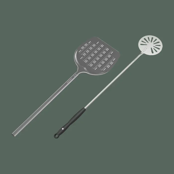 Gozney | perforierter Pizzaschieber + Pizzawendeheber | Dome-Zubehör-Set
