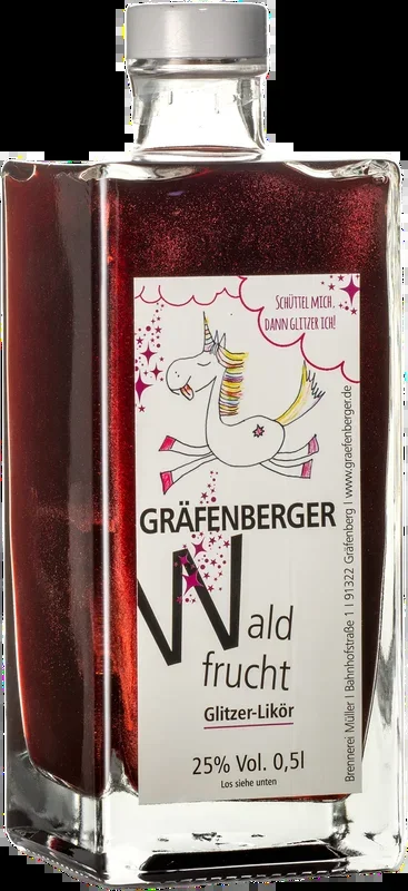 Gräfenberger forest fruit glitter liqueur