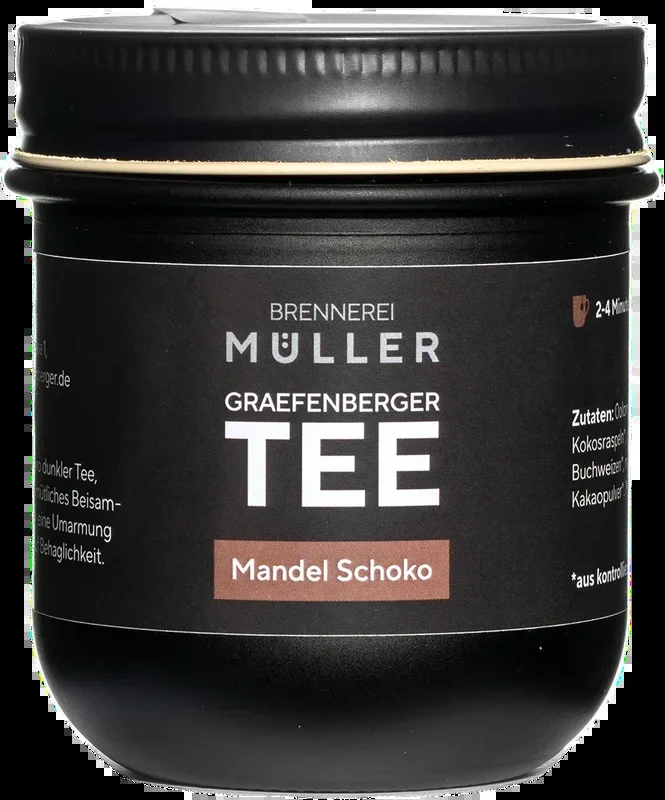 Gräfenberger Schwarztee Mandel Schoko