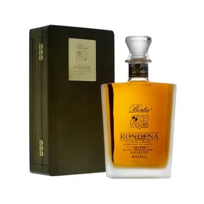 Grappa Berta Amarone Riserva Ròndena mit Holzkiste 70cl