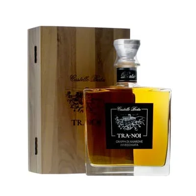 Grappa Berta TRA NOI Amarone mit Holzkiste 70cl