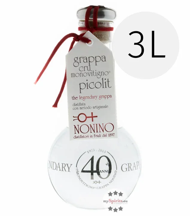 Grappa Nonino Cru Monovitigno Picolit 3,0 L