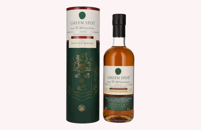 Green Spot LÉOVILLE BARTON Single Pot Still Irish Whiskey 46% Vol. 0,7l in Geschenkbox