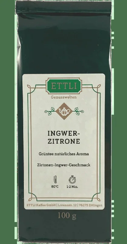 Grüntee Ingwer-Zitrone
