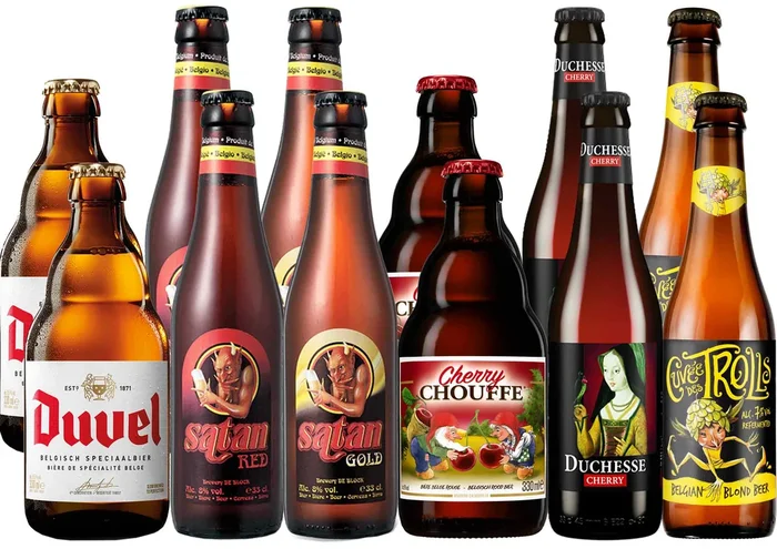 Halloween Bier Paket mit 12 Bierflaschen