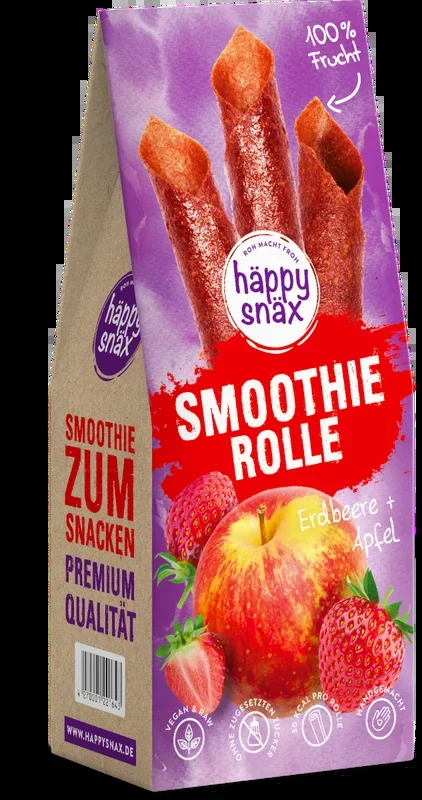 HÄPPYSNÄX Smoothie roll strawberry apple