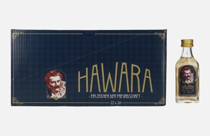 HAWARA Apfel-Zimt-Likör 23% Vol. 22×0,02l