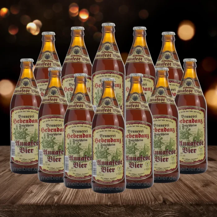 Hebendanz Annafest Festbier German 500ml Bottles – 5.3% ABV (12 Pack)