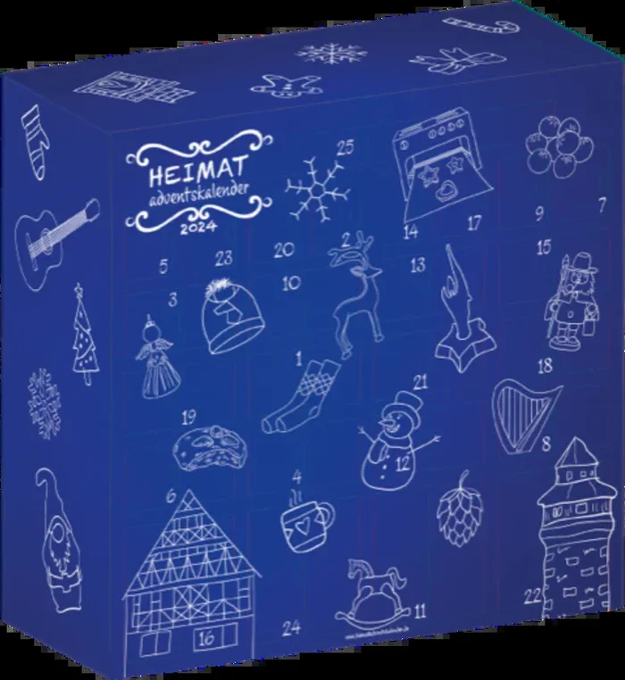 HEIMATadventskalender 2024 – Adventskalender mit fränkischen Unikaten