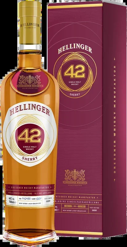 HELLINGER 42 Sherry Single Malt Whisky in gift box