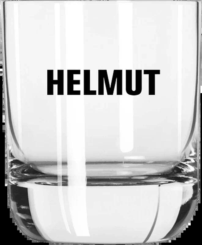 Helmut vermouth aperitivo glass
